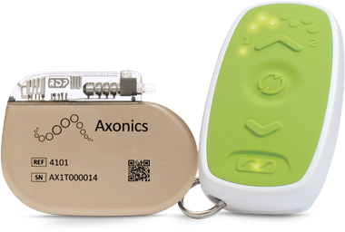 AxonicsF15™ device remote all together.