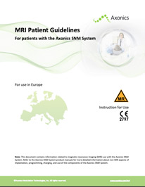 MRI Guidelines - Europe