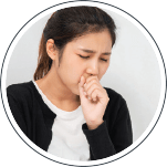 Woman Coughing